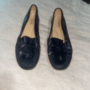 Michael Kors Black Leather Flats